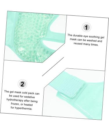 FRCOLOR 1Pc Gel Mask Reusable Facial Mask Women Facial Face Care Face Cooling Lady Face Care Miss Cosmetic 20x19cm Vegetable - Buy Online on GoSupps.com