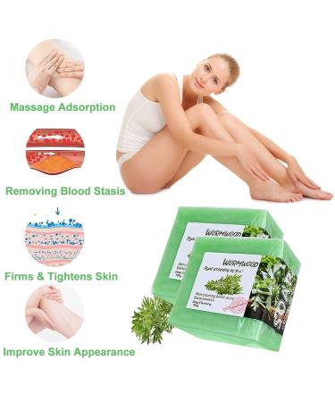 Varicose Veins Soap - Natural Wormwood Formula for Spider Veins & Leg Healing (2PCS) - Buy Online on GoSupps.com