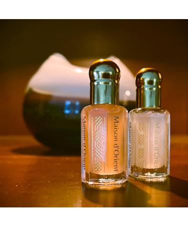 Maison d'Orient Tahara Collection 2x6mL | Pink Musk & White Musk Body Oil Perfume for Women | Arabian Perfume Oils | Arab Perfumes for Women (Perfumes Arabes de Mujer - Almizcle Blanco y Rosa) 2 x 6mL Samples - Buy Online on GoSupps.com