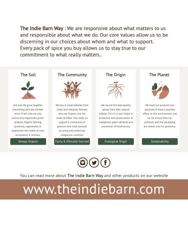 The Indie Barn Organic and Ethically Sourced True Cinnamon Ground or Cinnamon Powder 120g (4x30g) - Buy Online on GoSupps.com