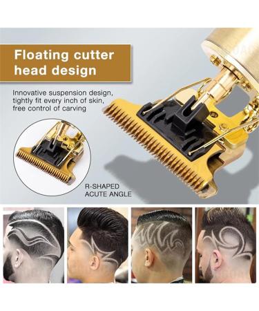 Men's Electric Hair Clippers with 4 Limit Combs - Precision Outliner Trimmer for Beard - USB Type-C Charging - Dragon Design - Buy Online on GoSupps.com