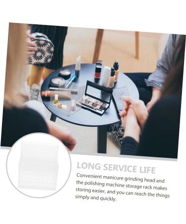 POPETPOP 5 Pcs 13 Storage Rack Manicure Bit Display Stand Drill Bit Holder Nail Drill Bits Organizer Case Nail Drill Bit Storage Nail Art Tool Holder Nail Polish Plastic Polisher 10.3x9.7cmx5pcs As Shownx5pcs - Buy Online on GoSupps.com