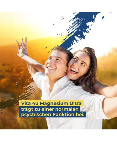  Vita 4u Magnesium bisglycinate 300 tablets 1800 mg of magnesium glycinate per day including 250 mg of elemental magnesium - Buy Online on GoSupps.com