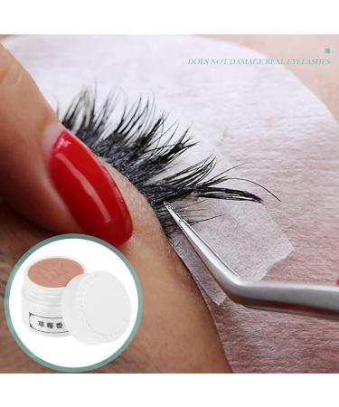 minkissy 3pcs Eyelash Remover Lash Extension Glue Lash Glue Dissolver Lash Remover Cream Natural Fake Lashes Fake Eyelash Cleaning Cream White Cleanser Fake Eyelashes Miss Plastic 4x3cmx3pcs Whitex3pcs - Buy Online on GoSupps.com
