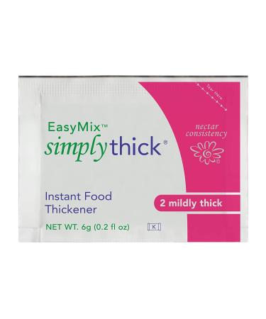 SimplyThick EasyMix Gel Thickener | 80 Individual Packets | Dysphagia & Swallowing Disorder Aid | IDDSI Level 2 Mildly Thick - Buy Online on GoSupps.com