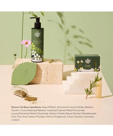 Handmade Soap Company Shower Gel - Lavender Rosemary Thyme & Mint | Vegan & Cruelty-Free Moisturizing Body Wash - 10 fl oz - Buy Online on GoSupps.com