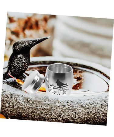 BESPORTBLE 5pcs Parrot Urn Pet Keepsake Urns Urn for Parrot Ashes Urns for Parrot Cat Urns Stainless Steel 4.00X3.00X3.00CMx5pcs Silverx5pcs - Buy Online on GoSupps.com