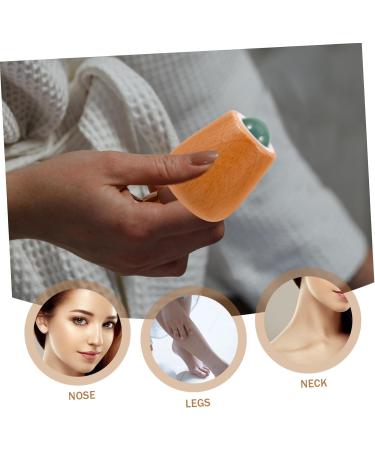 Hoement Facial Massage Device - Jade Roller & Eye Massager Tool for Glowing Skin | International Shipping Available - Buy Online on GoSupps.com