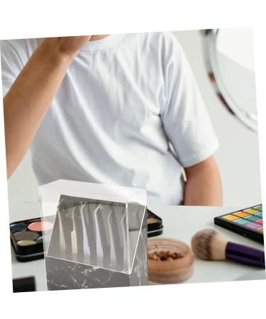 WOFASHPURET Storage Rack Eyebrow Holder Makeup Holder Eyelash Holder Thin Organizer Storage with Tool Stand 6 Holes Acrylic Fake Eyelashes Bracket - Buy Online on GoSupps.com