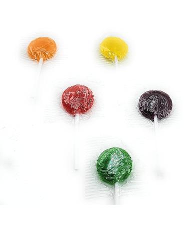 SWEETSOME Assorted Fruit Flavor Lollipops - 5 Fruity Flavors Hard Candy - Individually Wrapped - 2 Pound Bulk Candy Pack - Buy Online on GoSupps.com