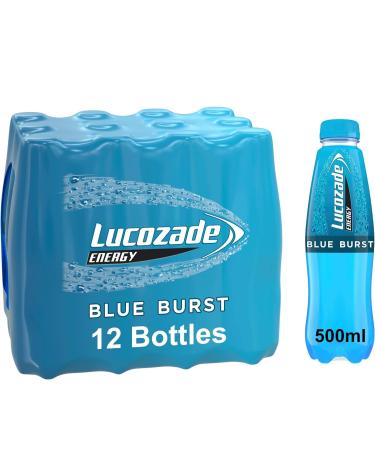 Lucozade Energy Blue Burst 12x500ml -New Flavour (Blucozade)