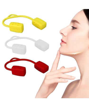Sonnorel 3 pieces Jawline coach Kiefer Exerciser (updated version) pine coach for face mouth improve resistance neck exercises build your jaw improve face contours
