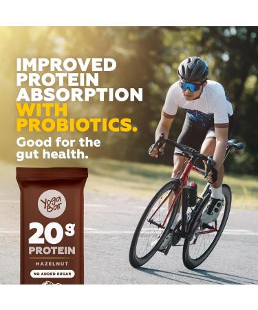 Yoga.bar 20g Protein Bars - Chocolate Brownie | Pack of 6 x 70g | Buy Internationally - Buy Online on GoSupps.com