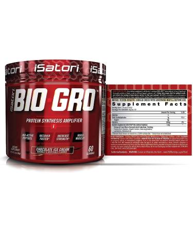 iSatori Bio-GRO Chocolate Ice Cream (60 Servings) & Bio-Active Whey Protein Powder Chocolate Sensation (30 Servings) - Buy Online on GoSupps.com