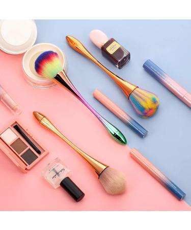 3-Piece Large Powder Mineral Brushes Set - Soft Fluffy Kabuki Foundation & Blush Brushes for Daily Makeup - Colorful Nail Design Dust Brushes - Buy Online on GoSupps.com
