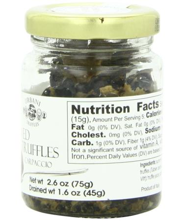 Urbani Shaved Truffles Carpaccio - 2.6 oz Jar | Exquisite Truffle Slices for Gourmet Dishes - Buy Online on GoSupps.com