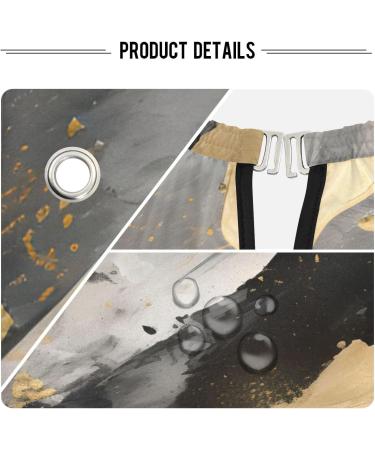 Waterproof Barber Cape - Stylish White & Black Marble & Cheetah Hair Cutting Bib for Men & Women | Premium Quality Haircut Apron - Buy Online on GoSupps.com