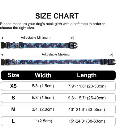 Mercano Adjustable Dog Collar - Soft Nylon Comfort & Stylish Tortoise Bamboo Pattern for Small Medium Large Dogs & Cats - Buy Online on GoSupps.com