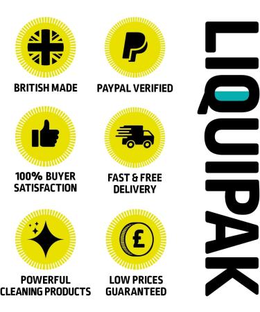 Liquipak 5L Washing Up Liquid Refill Concentrate - Removes Tough Stains - Pack of 1 - Buy Online on GoSupps.com