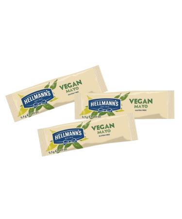 Hellmann's Vegan Mayo 50 sachets Ideal for on the go and while out and about. Vegan alternative to mayonnaise With Original Hellmann's Taste Gluten Free Suitable for Vegans - Buy Online on GoSupps.com