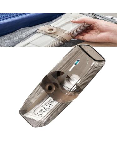 Portable Plastic Toothbrush Holder - Transparent Travel Case | 20x6.9x6.9cm Toothbrush Etui for Accessories - International Shipping Available - Buy Online on GoSupps.com