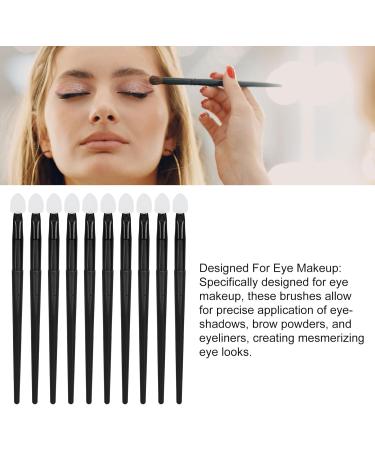Silicone Eye Makeup Applicator Silicone Eyeshadow Brush Kit Easy to Clean Portable Long Lasting for Eyebrow Powder - Buy Online on GoSupps.com