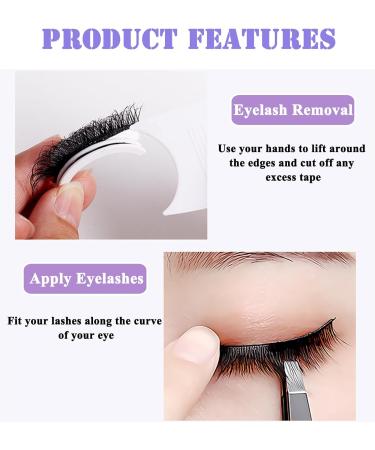 4 Pair Self Adhesive Eyelashes Reusable Pre Glued Eyelashes Wispy Fake Eyelashes Natural Look Self Adhesive Lashes No Glue Needed Add Instant Volume and Glamour - Buy Online on GoSupps.com