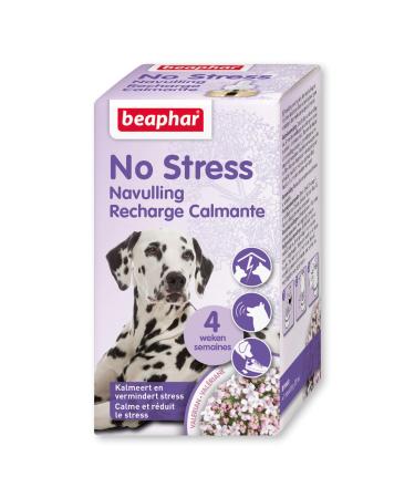 BEAPHAR NO STRESS Refill for calming electric diffuser with Valerian for dogs Reduces stress & behavioral problems without dependency 4 weeks of action 1 refill 30 ml