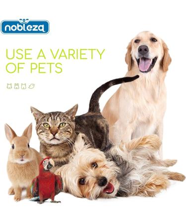 Nobleza Pet Nail Knobs - Professional Stainless Steel Claw Scissors for Dogs & Cats | High-Quality Nail Clippers with Safety Lock & File | Dark Gray & Green - Buy Online on GoSupps.com