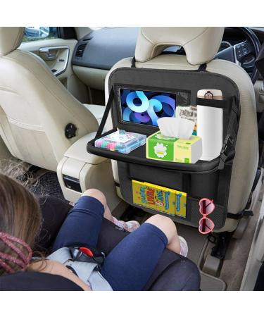 Chwnibay Car Seat Organizer for Kids | Waterproof Oxford Fabric | Backrest Protection & 12 iPad Tablet Bag | Folding Table | Perfect for Travel - Buy Online on GoSupps.com