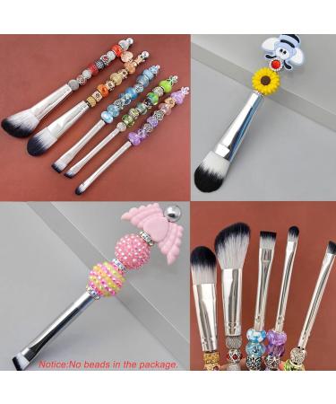 BTuregsau 6X Beadable Makeup Brushes Silicone Beads DIY Makeup Cosmetic Brushes Beaded Brushes Kit for DIY - Buy Online on GoSupps.com