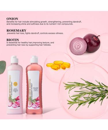 Buy Onion Biotin & Rosemary Shampoo - Nourishing Hair Care | International Shipping Available - Buy Online on GoSupps.com