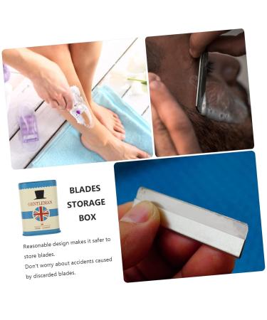 Healeved 3-Compartment Razor Blade Storage Box | Safe & Convenient Blade Container | 3PCS Set - 7.6x7.6cm - Buy Online on GoSupps.com