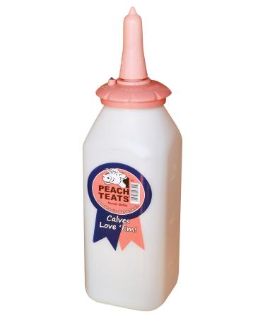 Peach Teats PT-NurserSet Nurser Calf Nipple Bottle  Pink