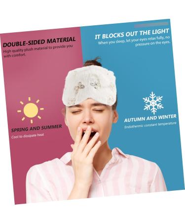 Buy Housoutil Washable Eye Mask 2pcs - Double Sided Sleep Mask for Travel - Lightweight Plush Eye Cover - Buy Online on GoSupps.com