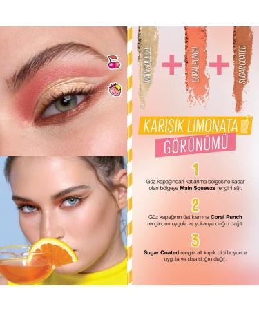 Maybelline New York Lemonade Bar Eyeshadow Palette No. 01 Lemonade Craze - 12g | International Shipping Available - Buy Online on GoSupps.com