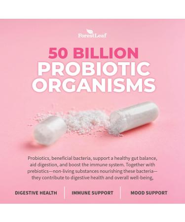 Probiotics for Women 50 Billion CFU 26 Unique Strains Women's Probiotic and Prebiotics Support Digestive Health w/Cranberry Hibiscus & D-Mannose for Vaginal PH Balance Urinary Gut (30 Caps) 50 Billion CFU Women's 30  - Buy Online on GoSupps.com
