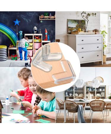 CHAMSON Baby Proofing Corner Guards - Soft Silicone Safety Kit Bumper Strip (4 Pack) | 10ft Toddler Corner Protector - Buy Online on GoSupps.com