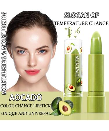 4 Pcs Avocado Color Changing Lipstick Set - PH Mood Magic Waterproof Moisturizer & Long Lasting Tinted Balm for Women - Perfect Makeup Gift - Buy Online on GoSupps.com