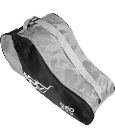 Besportble Kids Ice Skate Bag | Adjustable Shoulder Strap | Roller Skate Inline Skating Shoes Storage | Blue Black - Buy Online on GoSupps.com