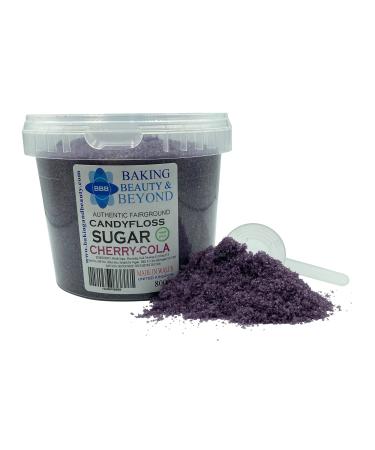 Baking Beauty and Beyond Premium Floss Sugar for Cotton Candy - Cotton Candy Flossing Sugar with Natural Ingredients Perfect for Every Occasion Bulk Floss Sugar 800g - Cherry Cola Flavour - Buy Online on GoSupps.com