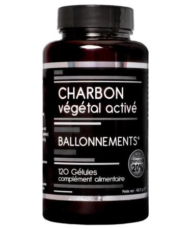 Charbon vegetal Active - 120 gelules Nutrivie