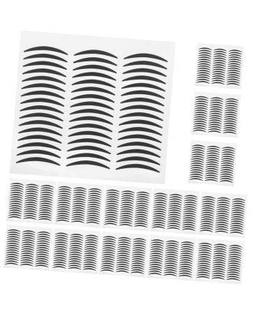 20 feuilles Autocollantes pour Double Paupi re Noires Adh sif Papier Bandes Fines Temporaires pour Maquillage Yeux Smoky Rehausseur Paupi re Naturel Maintien Longue Dur e pour