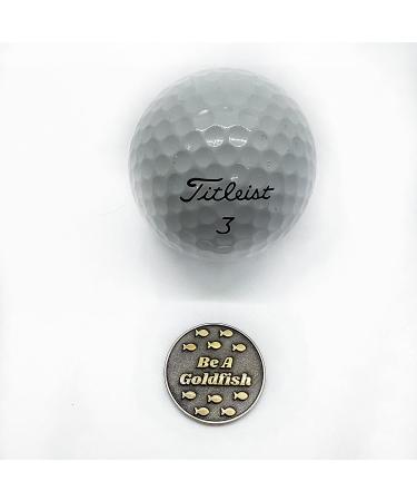 Full Metal Markers Goldfish Ted Lasso Magnetic Golf Ball Marker with Hat Clip - Buy Online on GoSupps.com