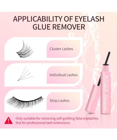 Lash Remover for Extensions | 5ml DIY Eyelash Glue Remover | Non-Irritating Soothing Oil Texture | PITHER - Buy Online on GoSupps.com