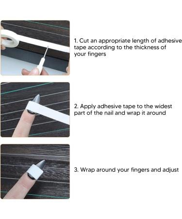 Finger Adhesive Tape - Breathable Cotton Self-Adhering Plaster for Lute Zither | Skin-Friendly Protection - Buy Online on GoSupps.com