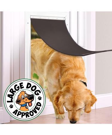 Large Replacement Dog Door Flap for PetSafe Freedom Doors - 10 1/8 x 16 7/8 - Flexible, Durable, Weather Resistant - Buy Online on GoSupps.com