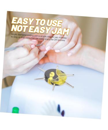 EXCEART Nail Painting DIY Pen Nail Tool Para U as s Nail Art Tools Manicure Supplies Pottery Carving Tool Nail Art Dotting Pen Clay Modeling Tools Manual Aluminum Tube Clay Sculpture - Buy Online on GoSupps.com