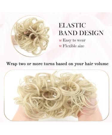 Vlasy Messy Bun Hair Piece 35g 101# | Curly Wavy Scrunchies Extensions for Women | Synthetic Chignons Updo Accessory for Girls - Buy Online on GoSupps.com