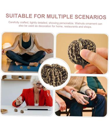 Marmerdo Chinese Walnut Decoration Balls - Stress Relief Gifts & Unique Chinese Decor - Buy Online on GoSupps.com